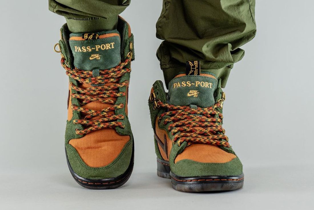 On-Foot: Pass~Port x Nike SB Dunk High 'Workboot' DO6119-300