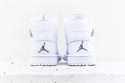 Air Jordan 1 Mid White Cool Grey 2
