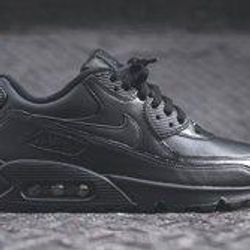 Nike Air Max 90 Leather (Triple Black) - Sneaker Freaker