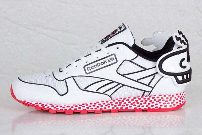 keith haring x reebok classic leather lux