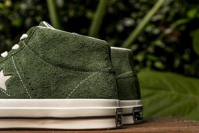 Converse One Star Mid Shadow Green 1