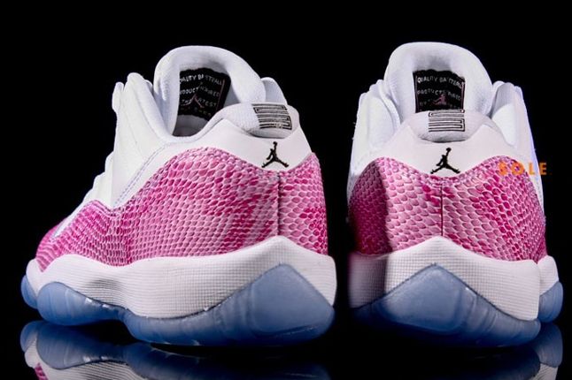 Outlet Air Jordan 11 Pink Snake Skin Gs