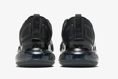 Nike Air Max 720 Black Mesh Heel