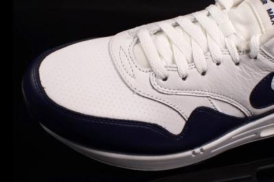 Nike Air Max 1 Leather White Navy 3
