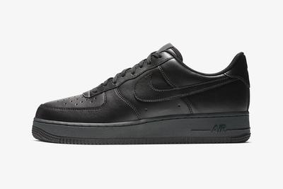 Nike Air Force 1 Low Flyleather Triple Black 2