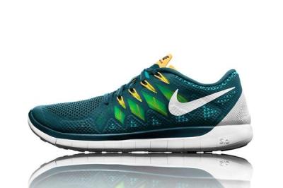 Nike Free 5 Grn Sideview