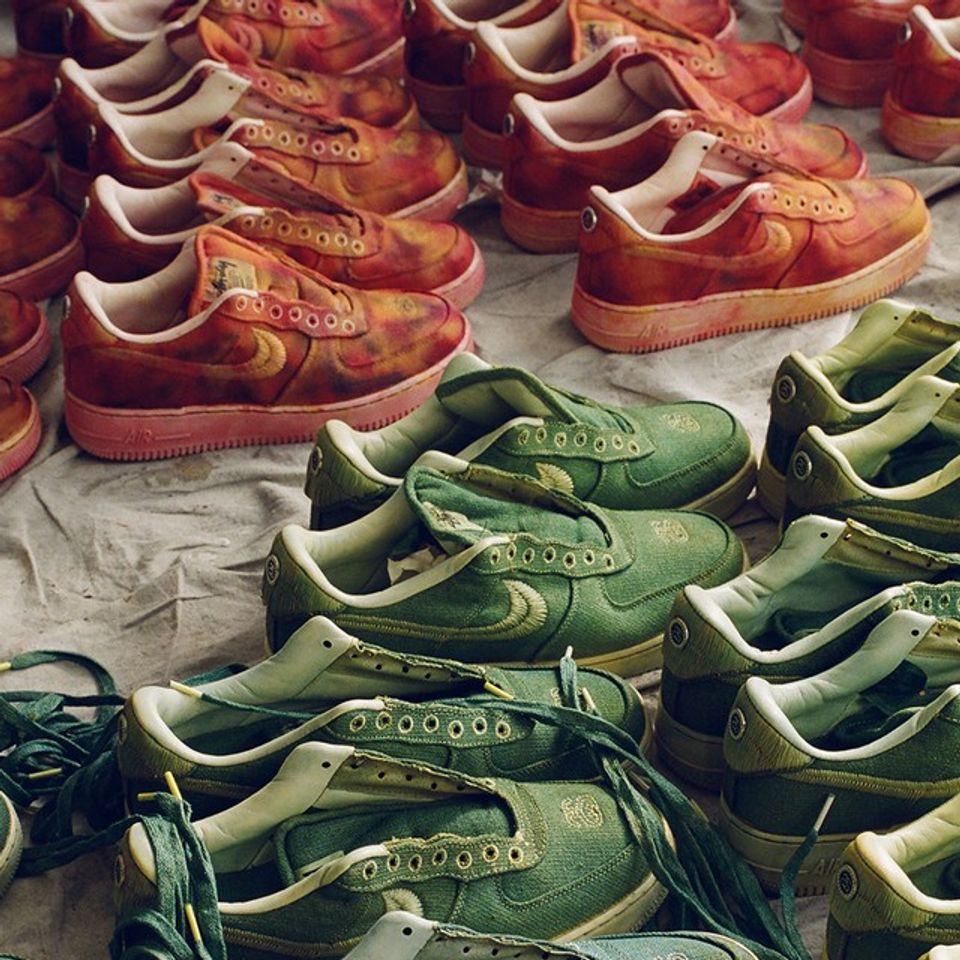 Stussy af1 green Clearance