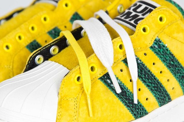 Adidas superstar run dmc yellow hotsell