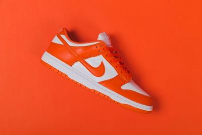 Up There Store Nike Dunk Low Sp White Orange Blaze Single Lateral