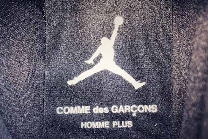 Cdg Air Jordan 1 Black Cn5738 001 Insole
