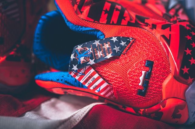 Lebron 4th of july shoes best sale