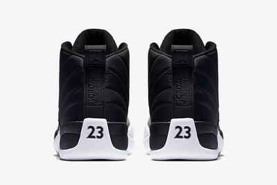 Air Jordan 12 Black And White 7