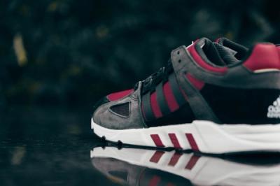 Adidas Eqt Running Guidance Support 93 Core Black Rust Red 3