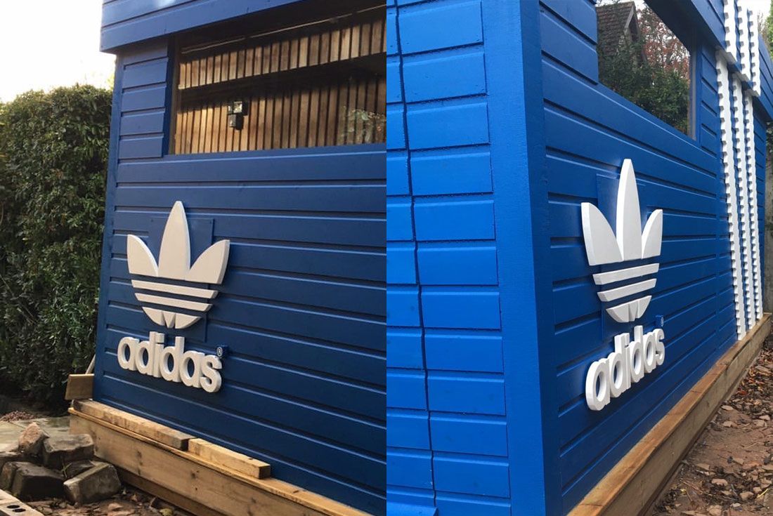 adidas gazelle silver green womens Adidas XXXL shoe box storage chest drawer genuine sneaker freaker  Vintage  Luxury
