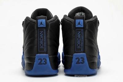 Air Jordan 12 Black Game Royal 130690 014 2019 Release Date 7 Heel