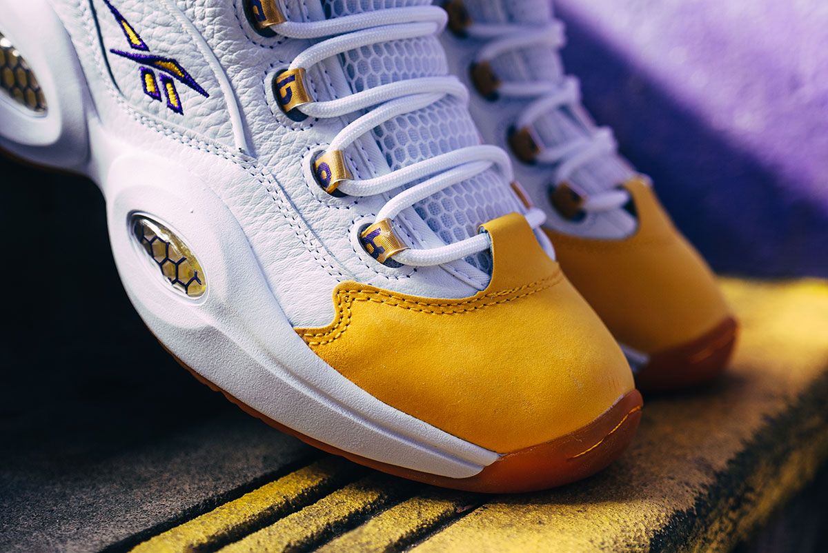 Reebok Re-Up the Question Mid 'Yellow Toe' - Sneaker Freaker