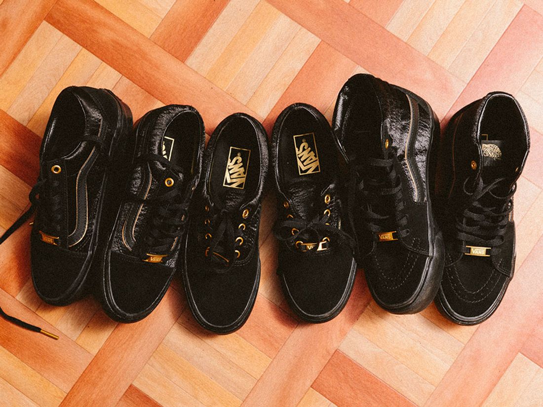 JD Sports' Exclusive Vans 'Black & Gold' Platform Pack - Sneaker Freaker