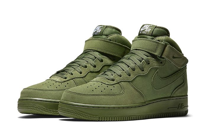 Nike Air Force 1 Mid Olive2