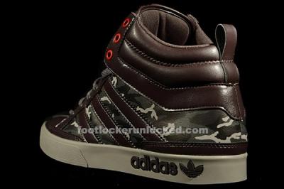Adidas Top Court Camo Brown Heel 1