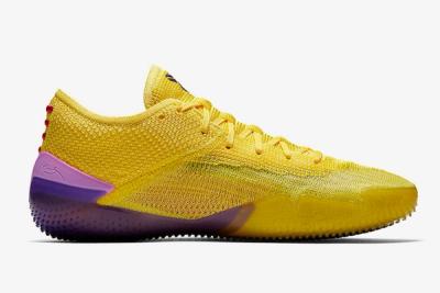 Nike Kobe Ad Nxt 360 Yellow Strike Lakers Aq1087 700 Side Sneaker Freaker