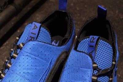 Nike Air Footscape Motion Blue Black Tongue Detail 1