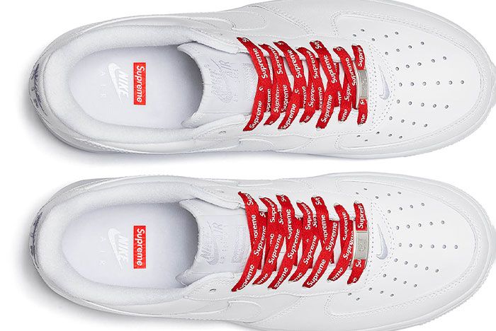 Up Close: Supreme x Nike Air Force 1 Low Official Pics