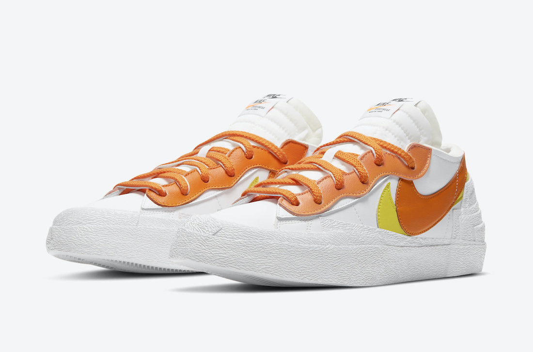 sacai Nike Blazer Low Magma Orange