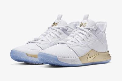 Nike Pg 3 Nasa Apollo Missions White Gold Release Date Pair