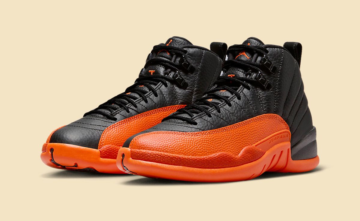 Orange deals jordan 12s