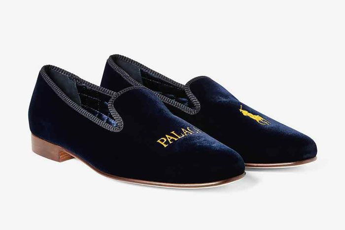 Polo Palace Slippers Navy Front Side 2