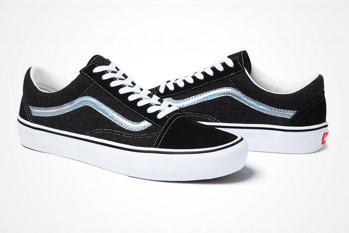 Supreme X Vans Old Skool (Iridescent) - Releases