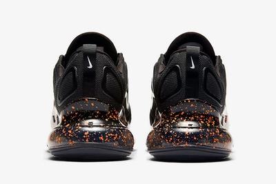 Nike Air Max 720 Black Speckle Heel