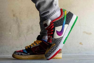 nike sb dunk low what the p rod on foot shot 
