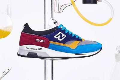 New Balance 1500 Sample Lab Red Blue Lateral Side Shot