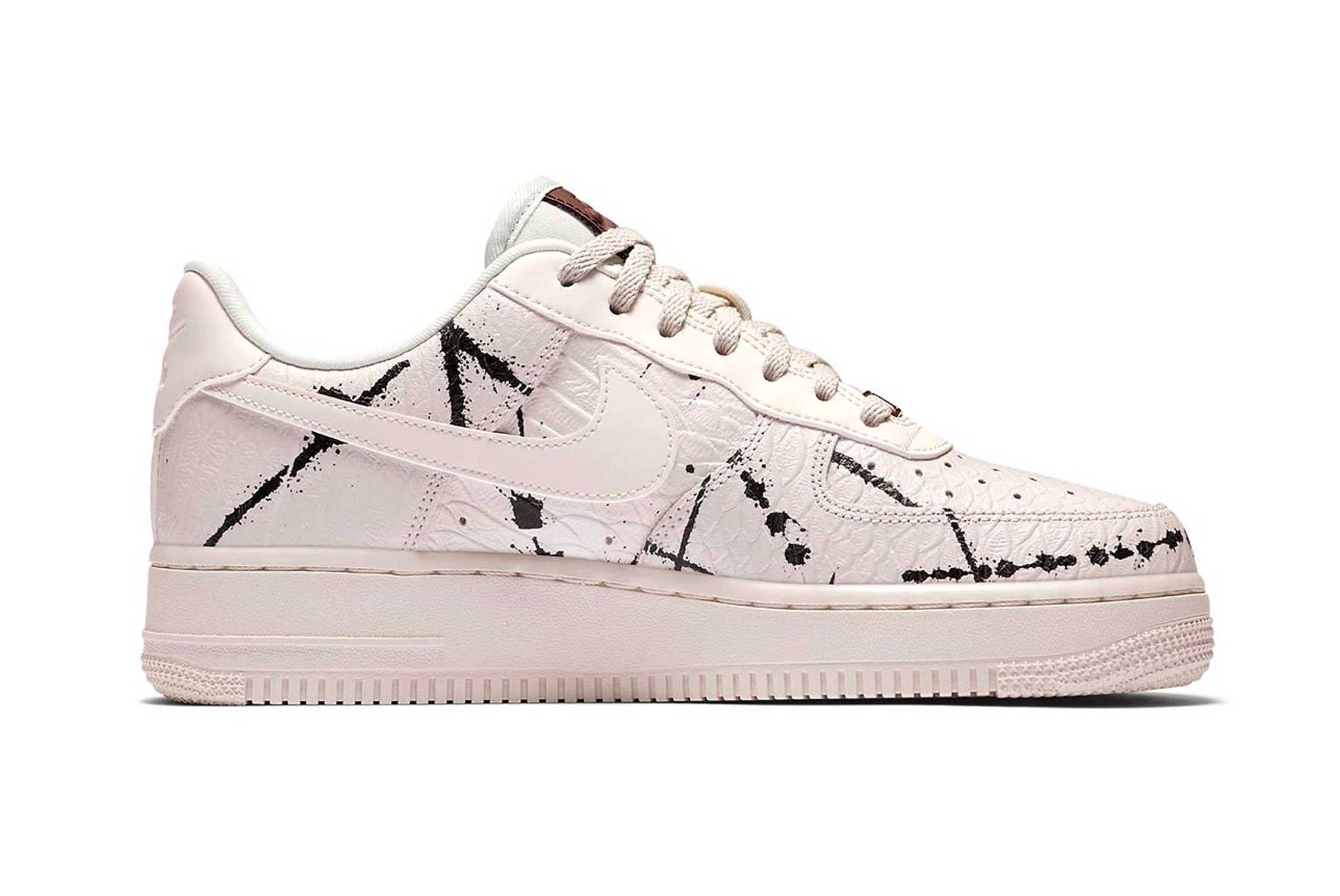 snakeskin air force 1 black