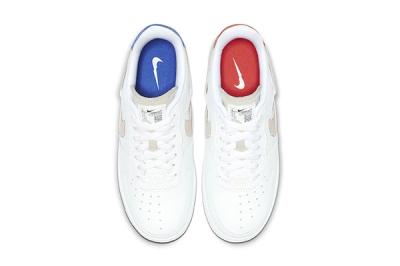 Nike Air Force 1 Inside Out White 898889 103 Release Date Top Down