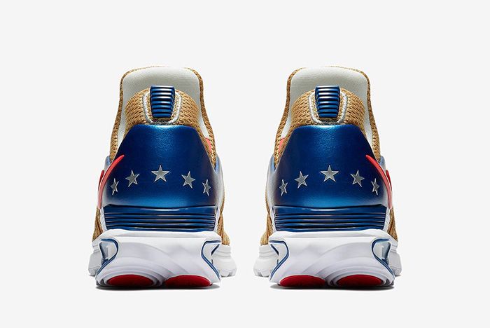 nike shox gravity red white and blue
