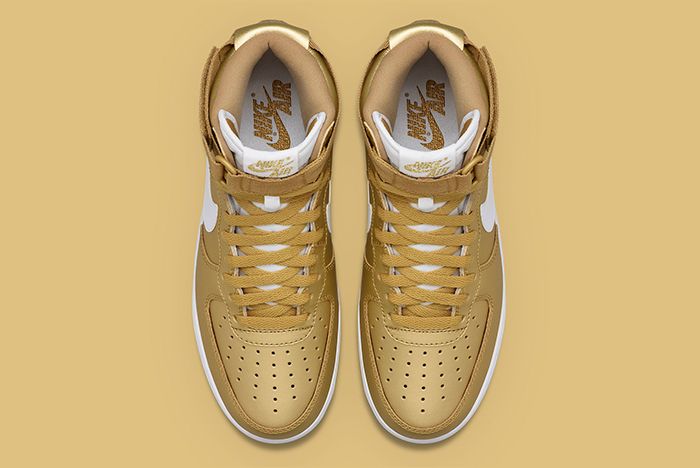 Gold high top air force ones hotsell