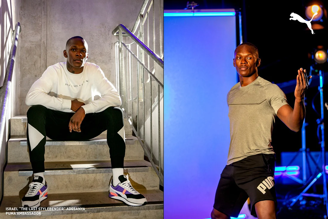 promesa pensión Afectar Israel Adesanya Becomes First MMA Fighter to Sign with PUMA - Sneaker  Freaker