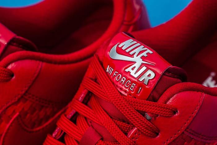 red woven air force 1