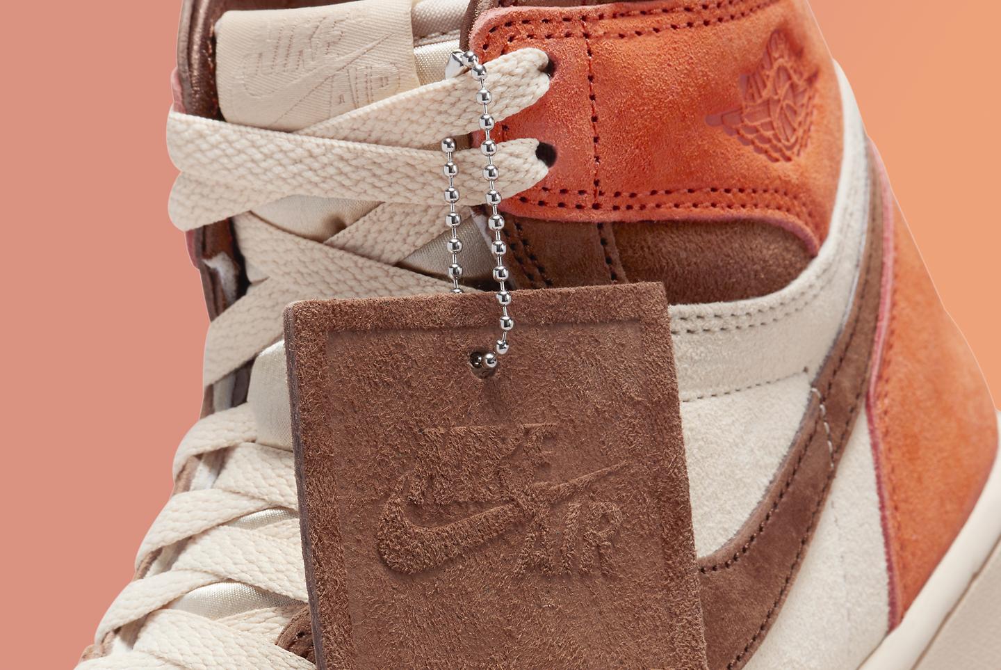 Air Jordan 1 Retro High OG Dusted Clay Brown Orange