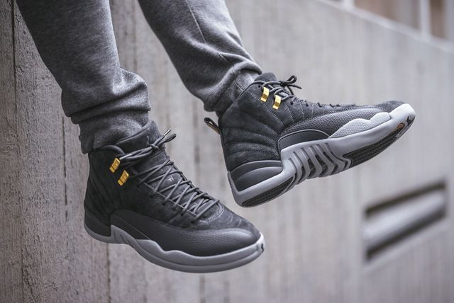 Air Jordan 12 'Dark Grey' Up Close and On-Foot - Sneaker Freaker