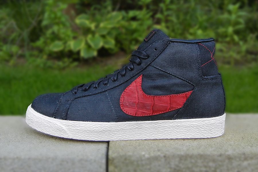 Nike Blazer Mid Suede Croc Jbf Customs 1