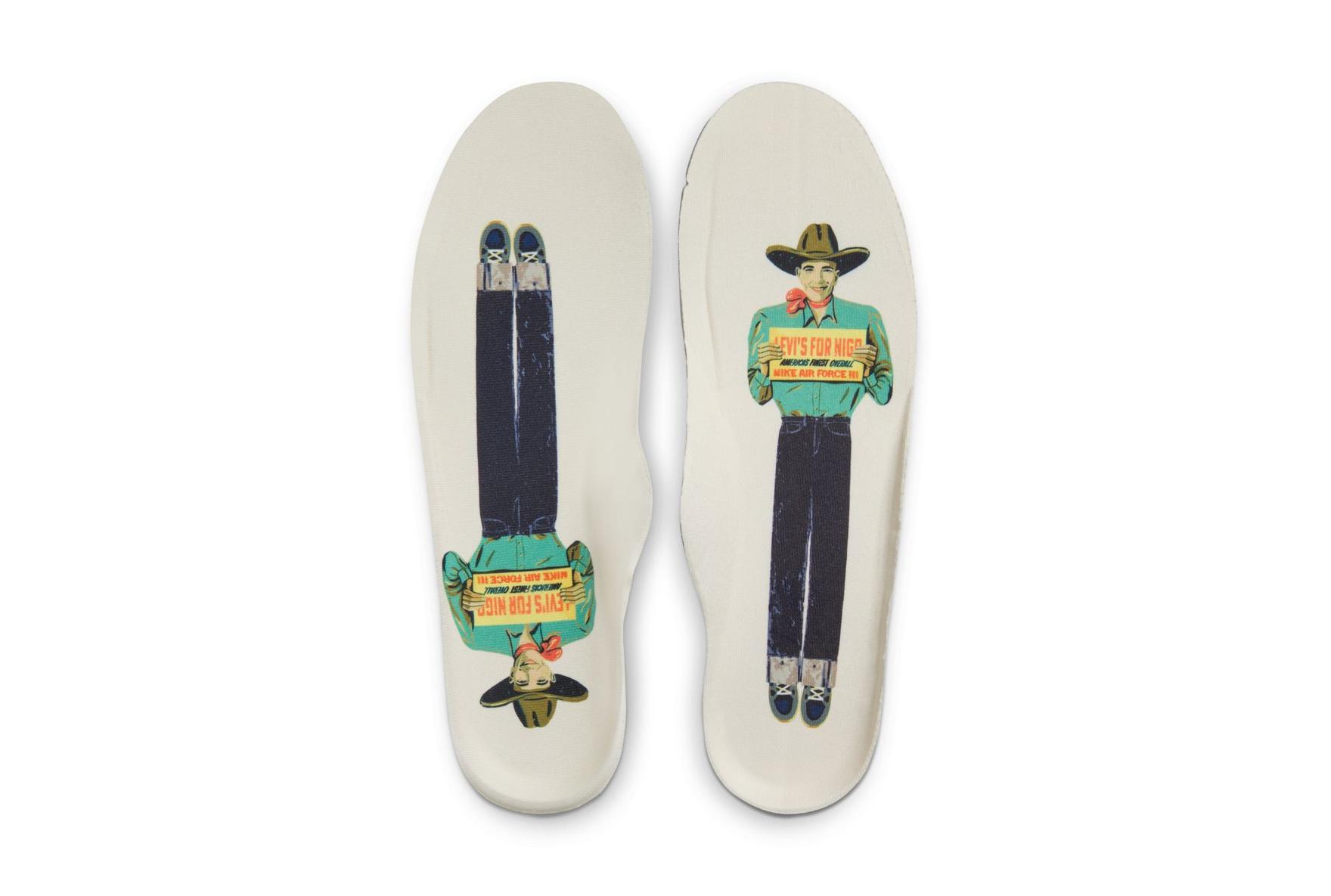 Levi's x Nigo x Nike Air Force 3