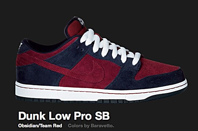Nike Team Red Dunk Low Pro Sb 2010 1