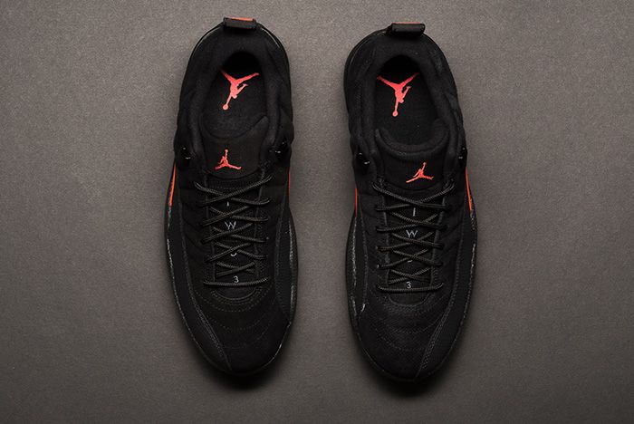 Air Jordan 12 Low (Black/Max Orange) - Sneaker Freaker