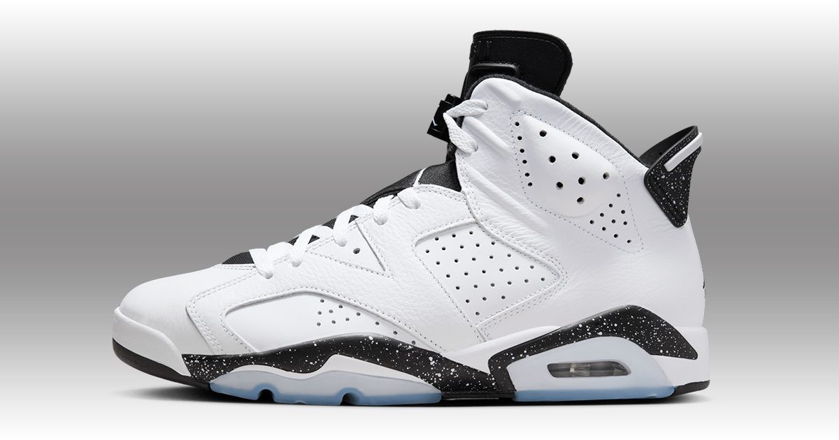 retro 6s black and white