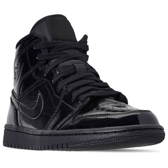The Air Jordan 1 Drops in Triple Black Patent Leather Sneaker Freaker