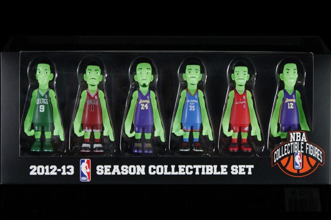 Bait Mindstyle Coolrain Nba Glow In The Dark Figure Pack Box 1