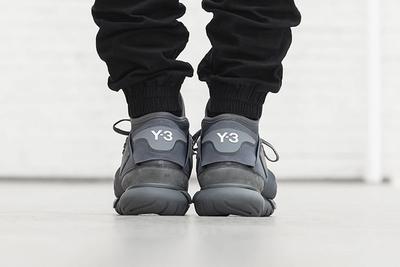 Adidas Y 3 Qasa High Vista Grey On Foot 4